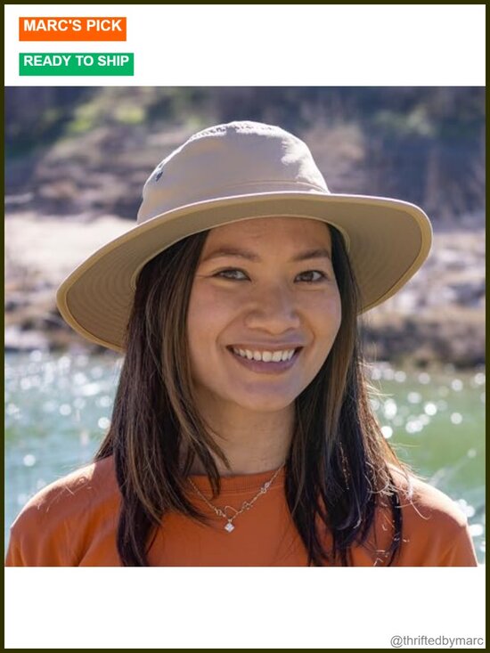 UPF 50+ Sun Hat with Sunglass Lock, Packable & Floating